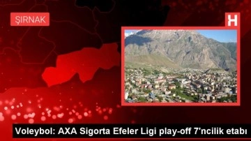 Voleybol: AXA Sigorta Efeler Ligi play-off 7'ncilik etabı