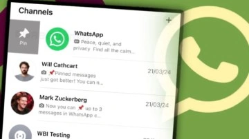 WhatsApp Kanalları'na Sabitleme Özelliği Geliyor