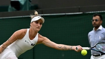 Wimbledon'da tek kadınlarda ilk finalist Vondrousova