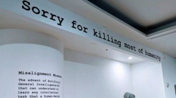 Yapay zeka için müze açtılar! 'İnsanlığın çoğunu yok ettiğim için üzgünüm'