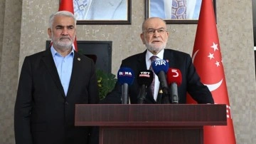 Yapıcıoğlu ve Karamollaoğlu buluştu HÜDA PAR ve Saadet Partisi'nden ortak miting kararı