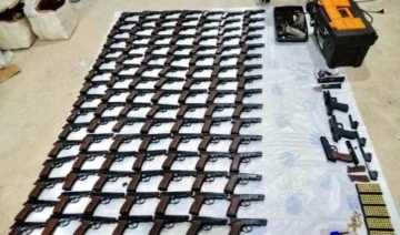 Yasadışı silah üretimine 4 gözaltı: 100'den fazla tabanca ele geçirildi