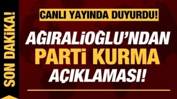 Yavuz Ağıralioğlu parti kuracak mı? Canlı yayında açıkladı!