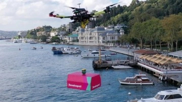 Yemeksepeti, İlk Kez 'Drone ile Teslimat' Gerçekleştirdi