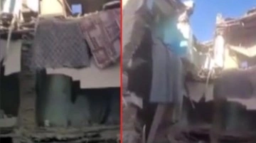 Yemen'de korkunç olay! 3 katlı bina bir anda çöktü 9 kişi enkazda ölü bulundu