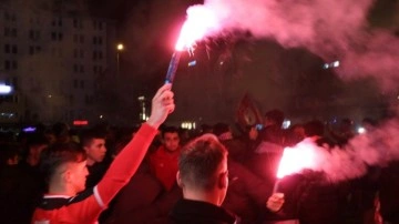 Yeniden Süper Lig’deler! Samsunspor’dan muhteşem kutlama
