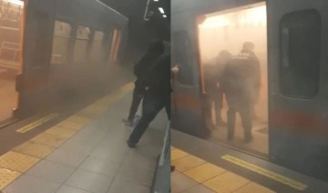 Yer İstanbul... Metroda dumanlar yükseldi, yolcular tahliye edildi!