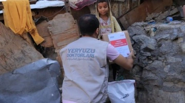Yeryüzü Doktorlarından ramazanda Yemen'deki ihtiyaç sahiplerine kumanya desteği