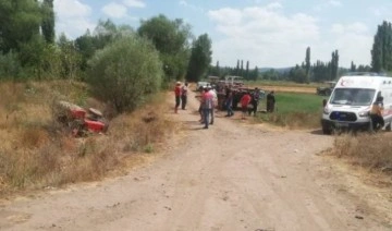 Yeşilyurt'ta traktör devrildi: 1 ölü, 1 yaralı