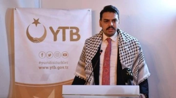 YTB Başkanı Eren, Filistinli öğrencilerle bir araya geldi