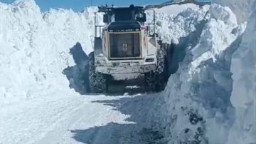 Yüksekova’da karla mücadele çalışması sürüyor