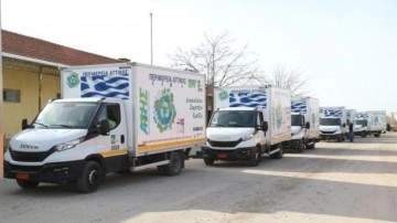 Yunanistan'dan 250 ton yardım malzemesi! "Komşu Türk halkının yanındayız"