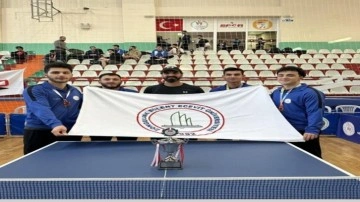 ZBEÜ Erkek Masa Tenisi Takımı Türkiye Masa Tenisi Süper Ligi’ne yükseldi