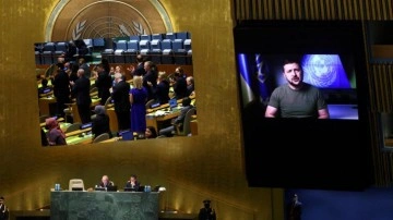 Zelenskiy'den 'Rusya' talebi! BM üyeleri ayakta alkışladı